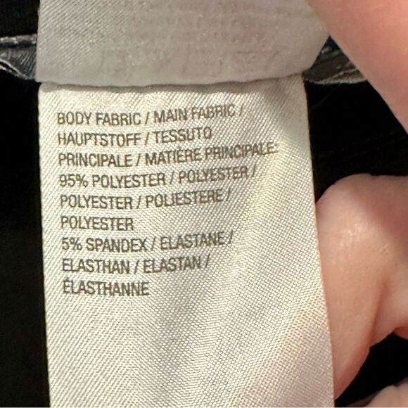 Lisa Rinna Collection Black Jogger Pants with Zippered Cuffs Sz XL/2X - Picture 4 of 5